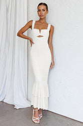 Nadia Ruched Fishtail Maxi Dress | Dress In Beauty